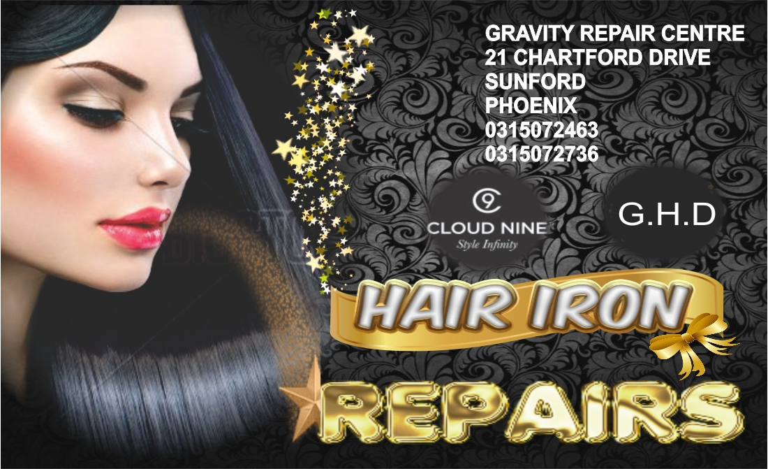 epairs professionally done at GRAVITY audio phoenix durban. The only service provider in durban dedicated to the repairing & servicing of broken & damaged ghd hair irons. Gravity repair centre for all ghd hair irons durban kzn  Authorised ghd iron repair centre, situated in phoenix Durban, GRAVITY AUDIO tel 0315072463 Replacement circuit boards for ghd hair irons available at Gravity audio phoenix Durban.  ghd hair iron repairs   ghd hair irons repair store durban phoenix gravity audio 0315072463  cloud 9 hair iron repairs store  cloud nine hair irons repairs durban  cloud nine hair iron repair shop phoenix durban gravity audio  ghd repairs cloud 9 hair iron repairs